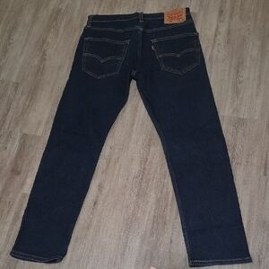 Levi's Men's Deep Indigo Straight Jeans